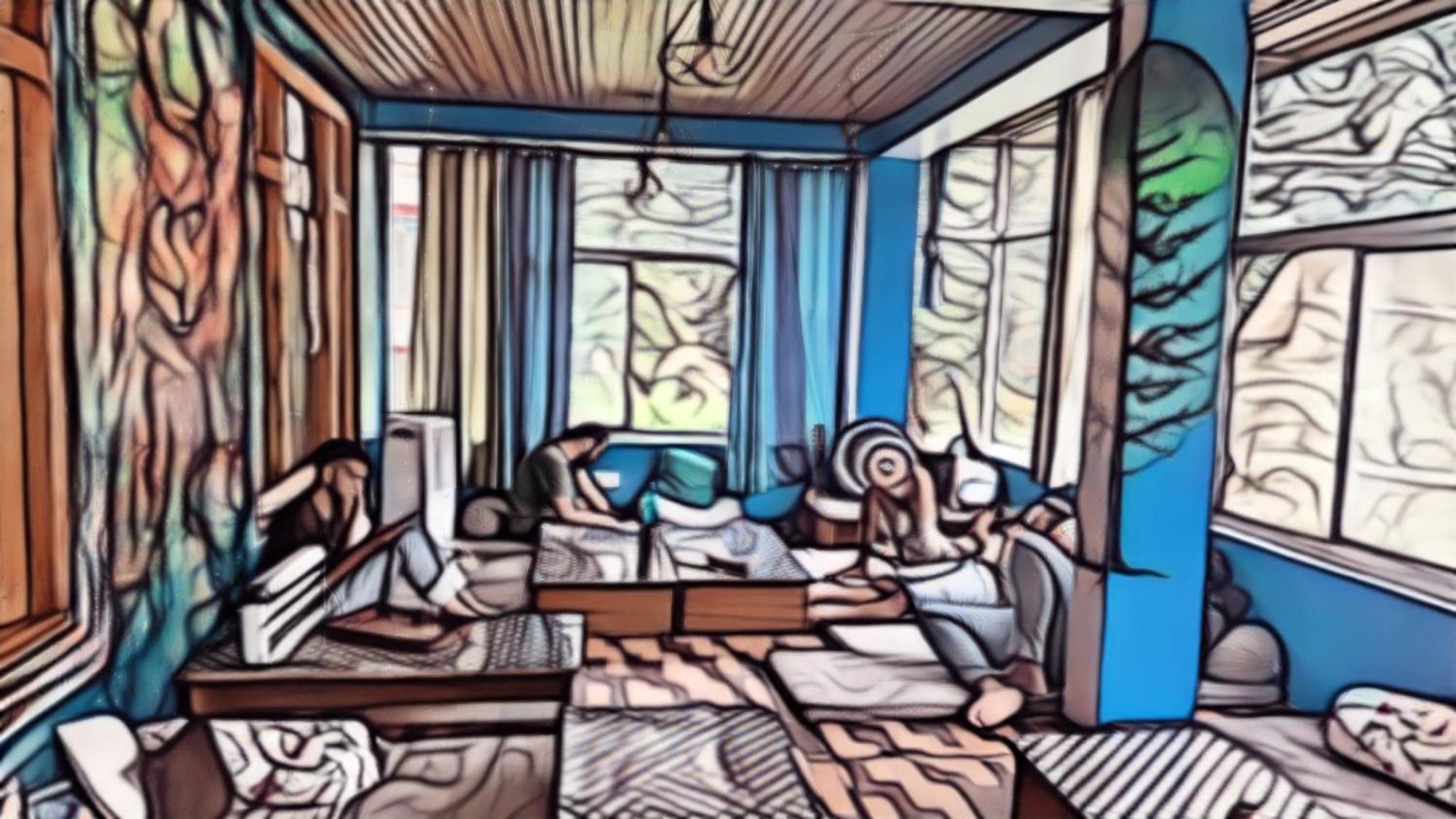 Formosa Hostel & Cafe Kasol Exteriör bild